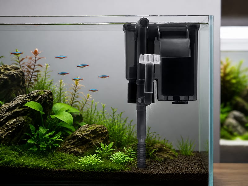 Checklist Uji Sampel Peralatan Akuarium untuk Importir — supporting aquarium detail