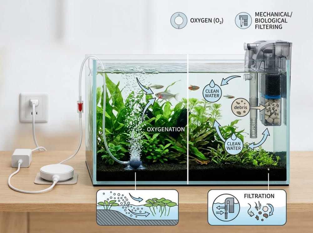 Pompa Udara dan Filter Akuarium di Indonesia: aquarium guide image 1