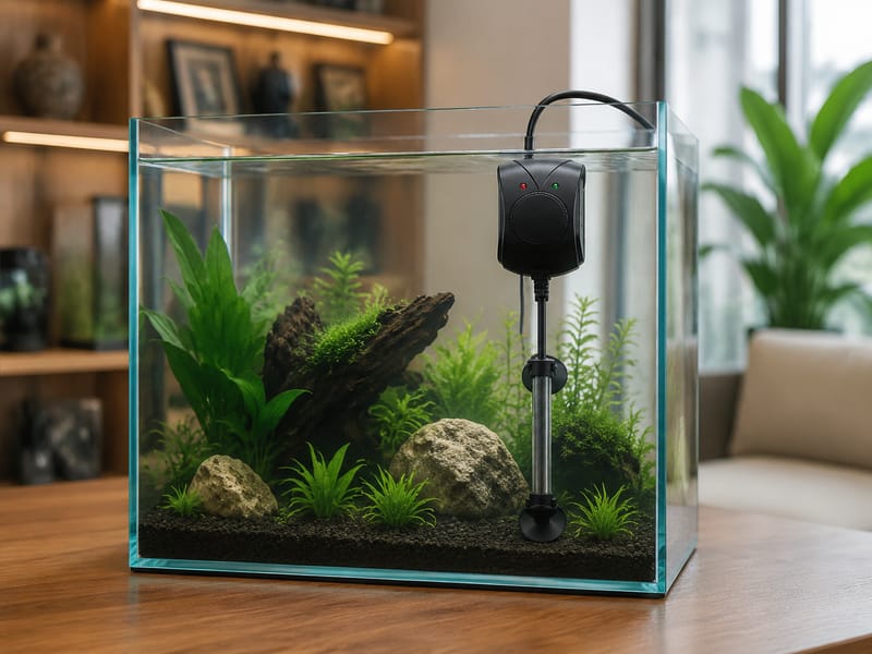 Panduan Grosir Heater Akuarium Digital Ringkas — practical setup example