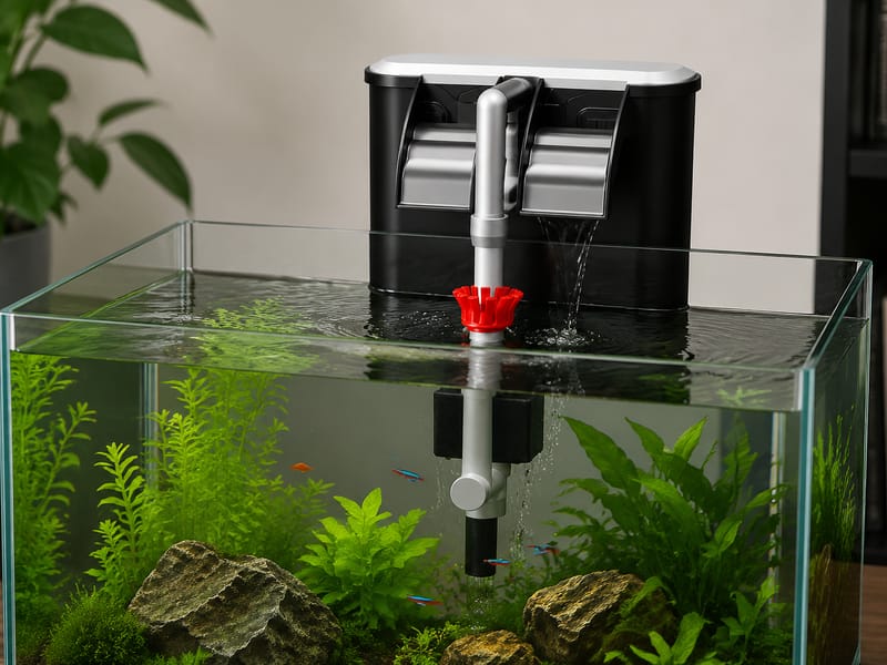 Filter HOB Akuarium Grosir: Panduan Menilai Model — supporting aquarium detail