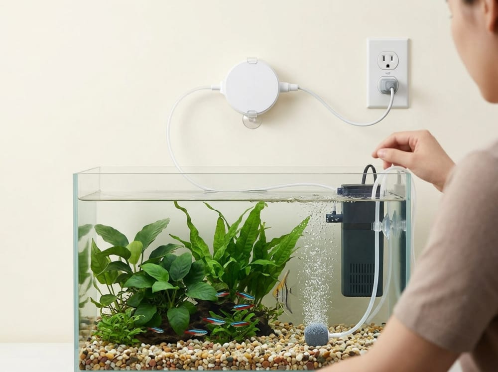 Cara Kerja Pompa Udara Akuarium Mini di Indonesia: aquarium guide image 1