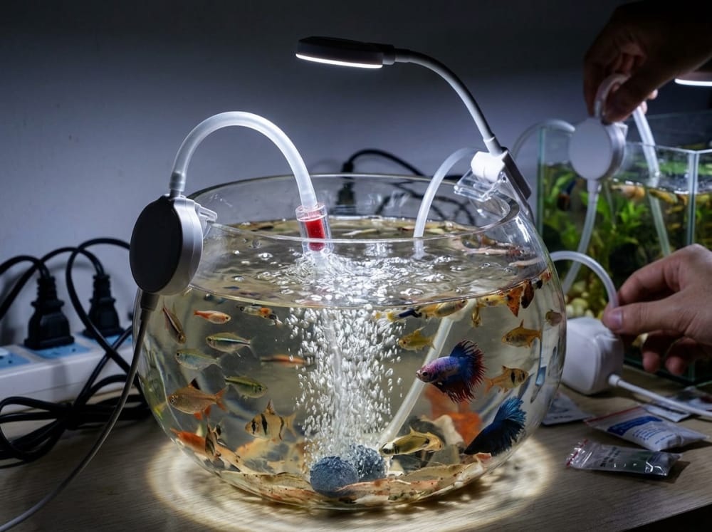 Panduan Memilih Pompa Udara Mini Senyap di Indonesia — practical setup example