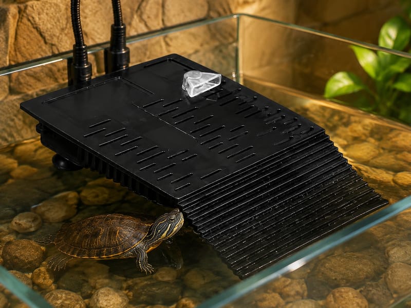 Platform Berjemur Kura-Kura dengan Pemanas: Panduan Beli: aquarium guide image 1