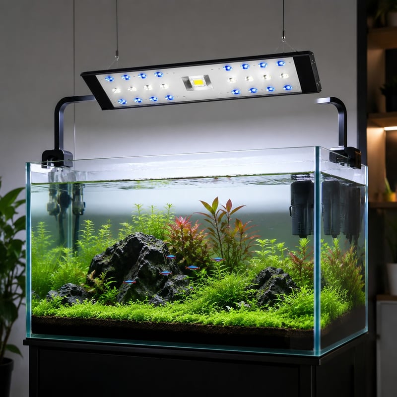 Gambar fungsi Lampu LED Akuarium WK005 model WK005 untuk distributor peralatan akuarium dan tim pengadaan