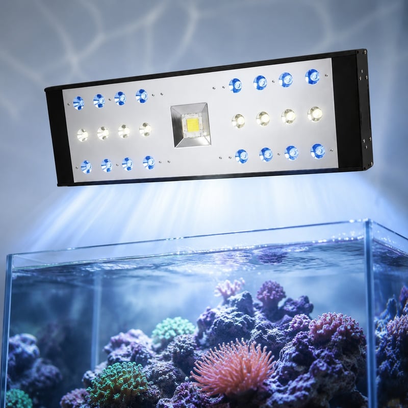 Gambar keunggulan Lampu LED Akuarium WK005 model WK005 untuk distributor peralatan akuarium dan tim pengadaan