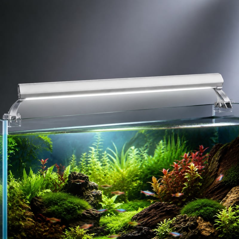 Lampu Akuarium T5 HO 2 Lampu WK007 gambar keunggulan model WK007 untuk distributor peralatan akuarium dan tim pengadaan
