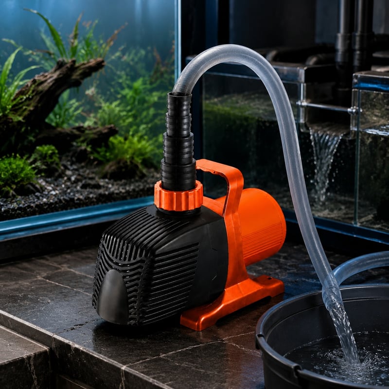 Gambar fungsi WK021 4 Pole Variable Speed Aquarium Water Pump model WK021 untuk distributor peralatan akuarium dan tim pengadaan