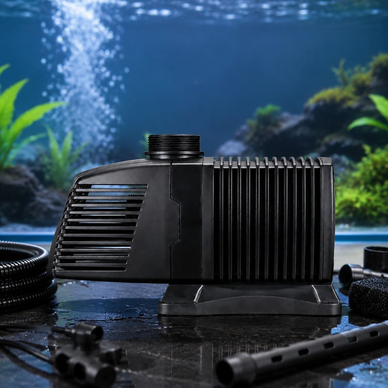 Gambar keunggulan model Pompa Air Akuarium Celup Kecepatan Variabel WK023 untuk distributor peralatan akuarium dan tim pengadaan