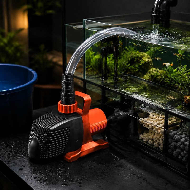 Gambar fungsi Pompa Air Akuarium Kecepatan Variabel 4 Kutub WK024 untuk distributor peralatan akuarium dan tim pengadaan