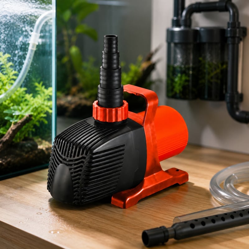 Gambar keunggulan Pompa Air Akuarium Kecepatan Variabel 4 Kutub WK024 untuk distributor peralatan akuarium dan tim pengadaan