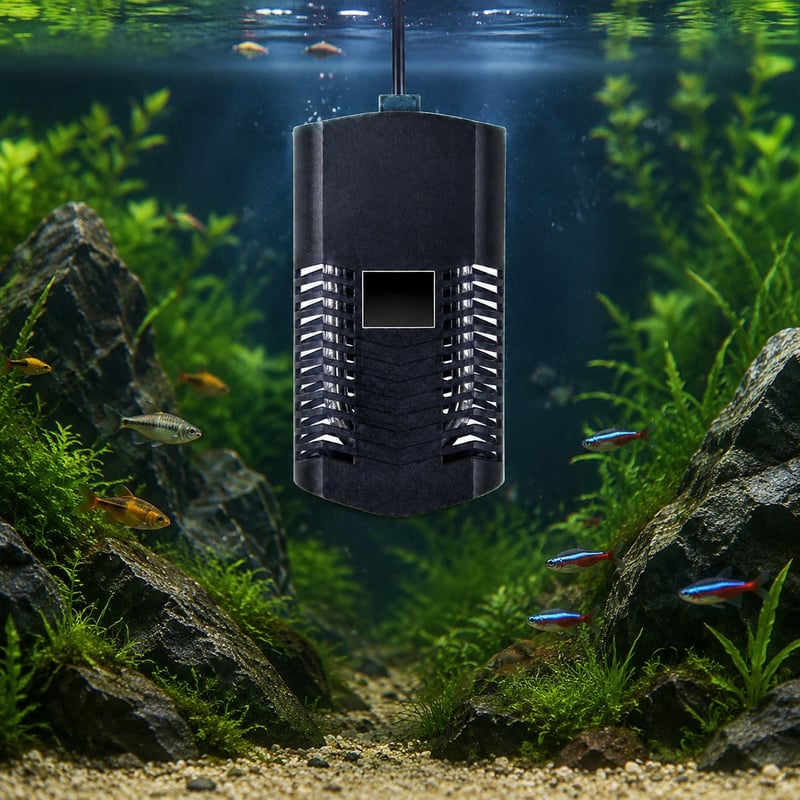 Gambar performa Pemanas Akuarium Layar Digital model WK027 untuk distributor peralatan akuarium dan tim pengadaan