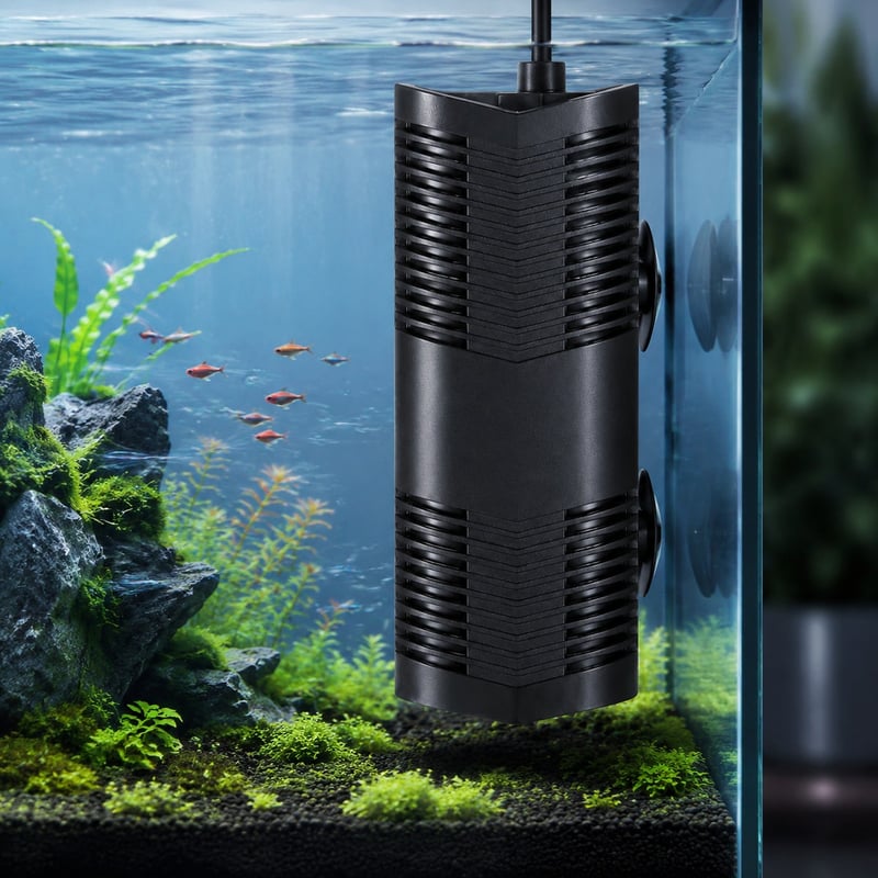Gambar performa Pemanas Akuarium Digital Kompak Berdaya Tinggi model WK028 untuk distributor peralatan akuarium dan tim pengadaan