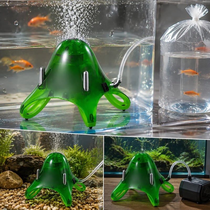Gambar fungsi Pompa Udara Akuarium Isi Ulang model WK035 untuk distributor peralatan akuarium dan tim pengadaan