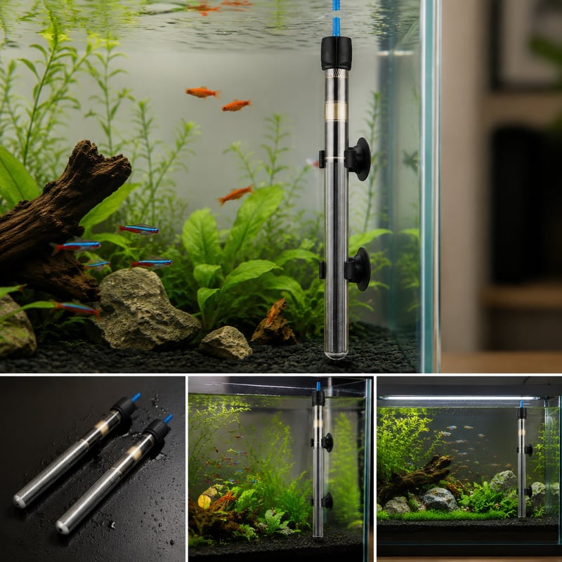 Gambar fungsi Pemanas Akuarium Kuarsa WK040 model WK040 untuk distributor peralatan akuarium dan tim pengadaan