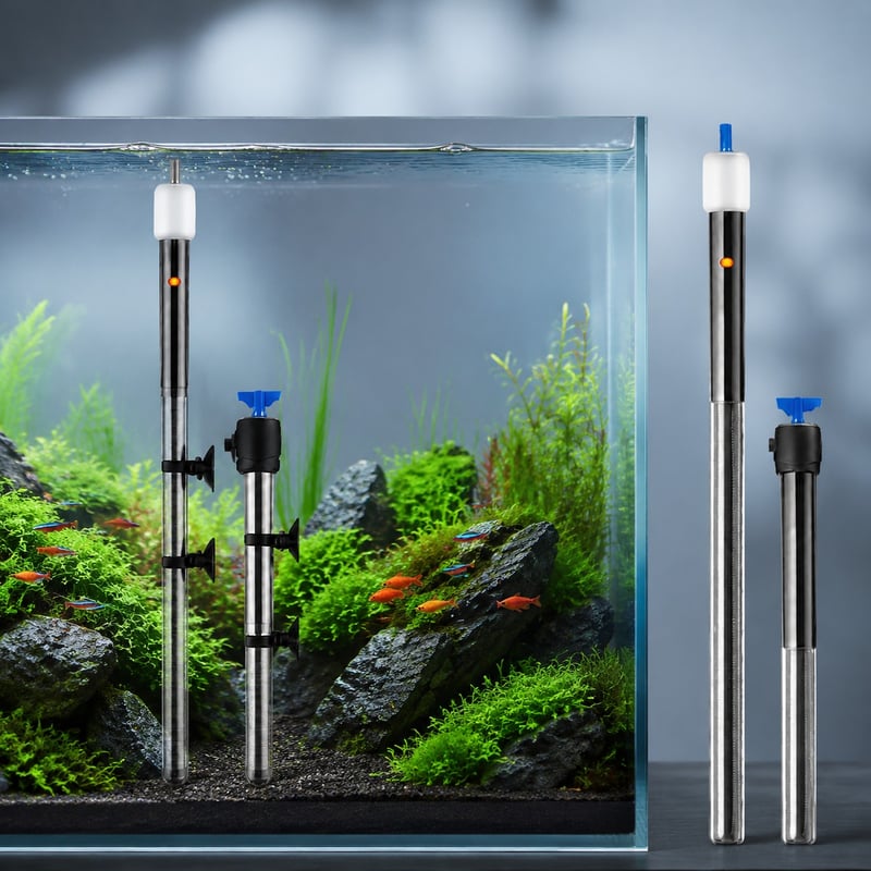 Gambar detail 2 Pemanas Akuarium Kuarsa WK041 model WK041 untuk pembeli grosir peralatan akuarium dan OEM
