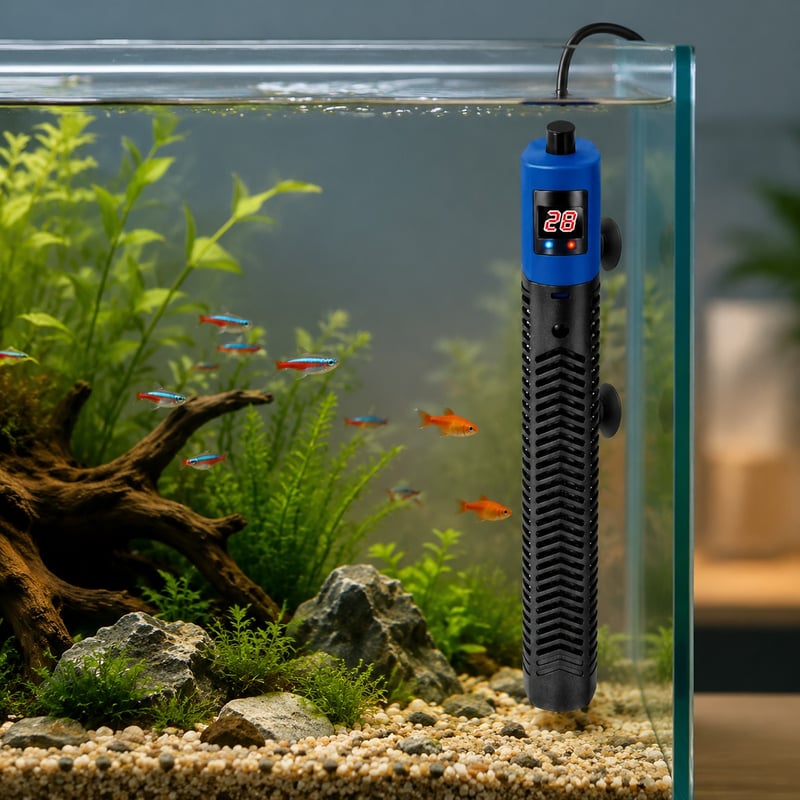 Gambar detail 3 Pemanas Akuarium Layar Digital model WK058 untuk pembeli grosir dan OEM peralatan akuarium