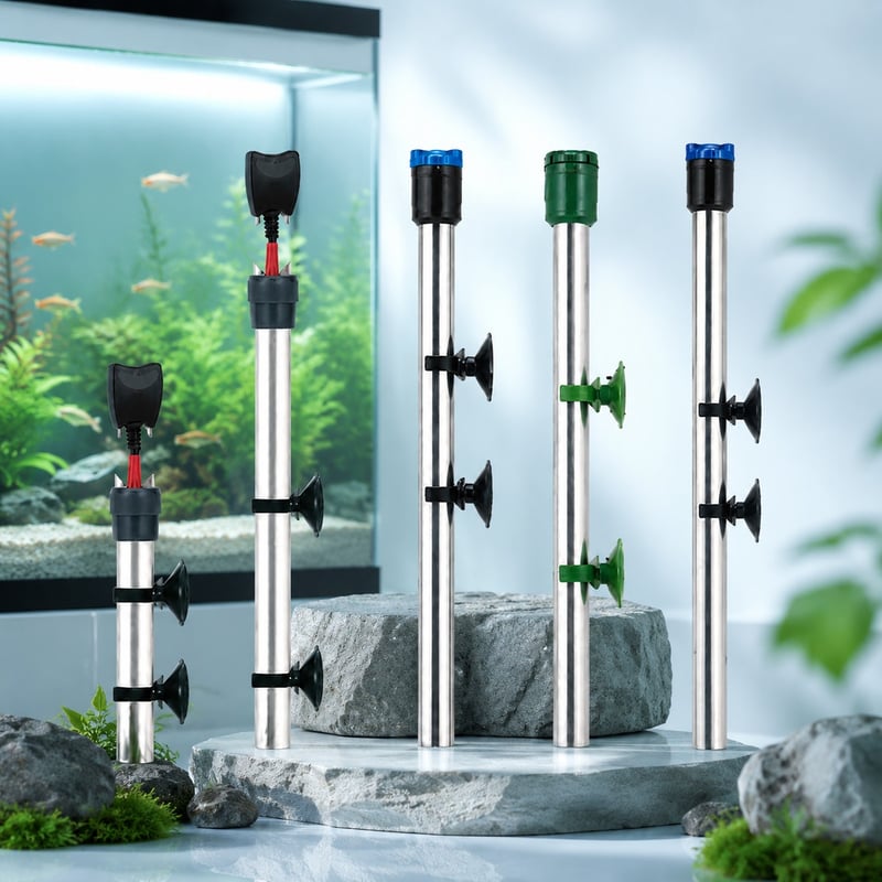 Gambar keunggulan Pemanas Akuarium Baja Tahan Karat WK062 model WK062 bagi distributor peralatan akuarium dan tim pengadaan