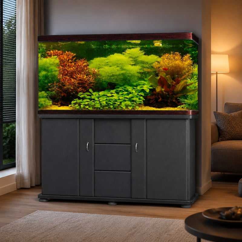 Gambar fungsi Tangki Ikan Akuarium Kaca Hb WK068 dengan Kabinet model WK068 untuk distributor dan tim pengadaan tangki akuarium