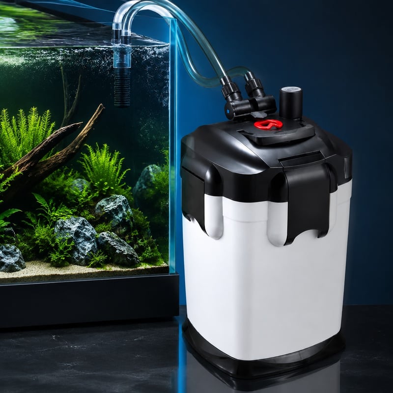 Gambar performa Filter Canister Eksternal WK074 model WK074 untuk distributor dan tim pengadaan yang mendukung filtrasi akuarium