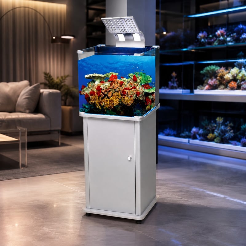 Tangki Ikan Akuarium Kaca Bagian Depan Cembung WK079 model WK079 gambar fungsi untuk distributor dan tim pengadaan tangki akuarium
