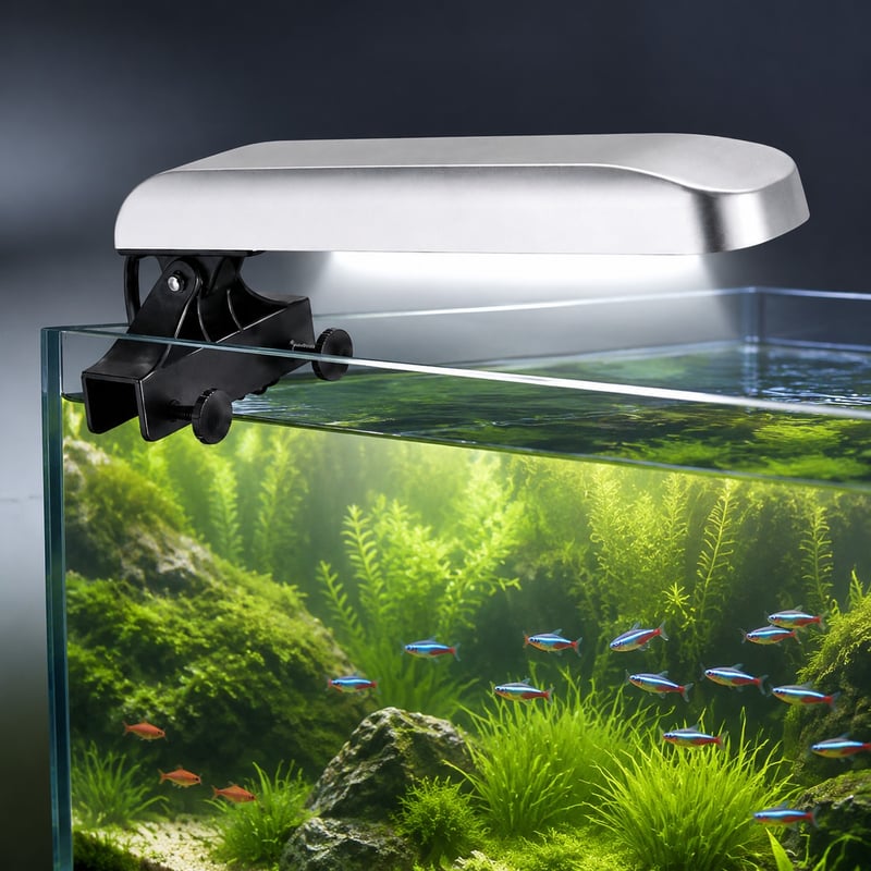 Gambar performa Lampu Akuarium Klip Tahan Air WK086 model WK086 untuk distributor peralatan akuarium dan tim pengadaan