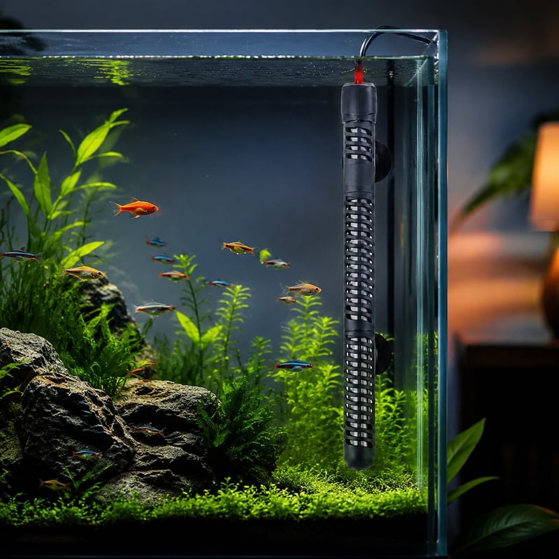 Gambar detail 3 Pemanas Akuarium Kuarsa Digital WK087 model WK087 untuk pembeli grosir dan OEM peralatan akuarium