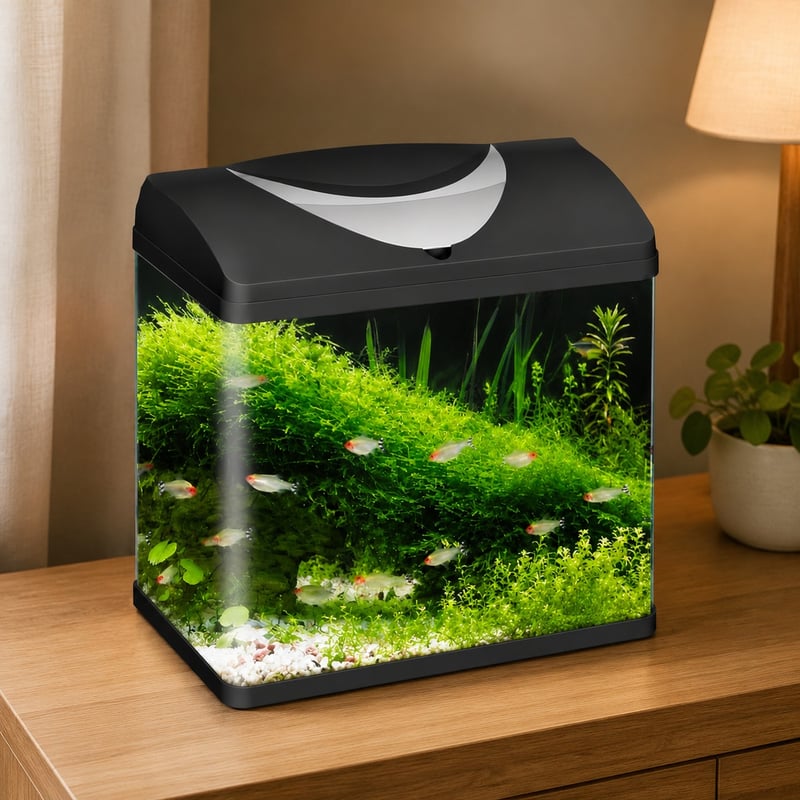 Gambar fungsi WK095 Glass Aquarium Fish Tank model WK095 untuk distributor dan tim sourcing tangki akuarium
