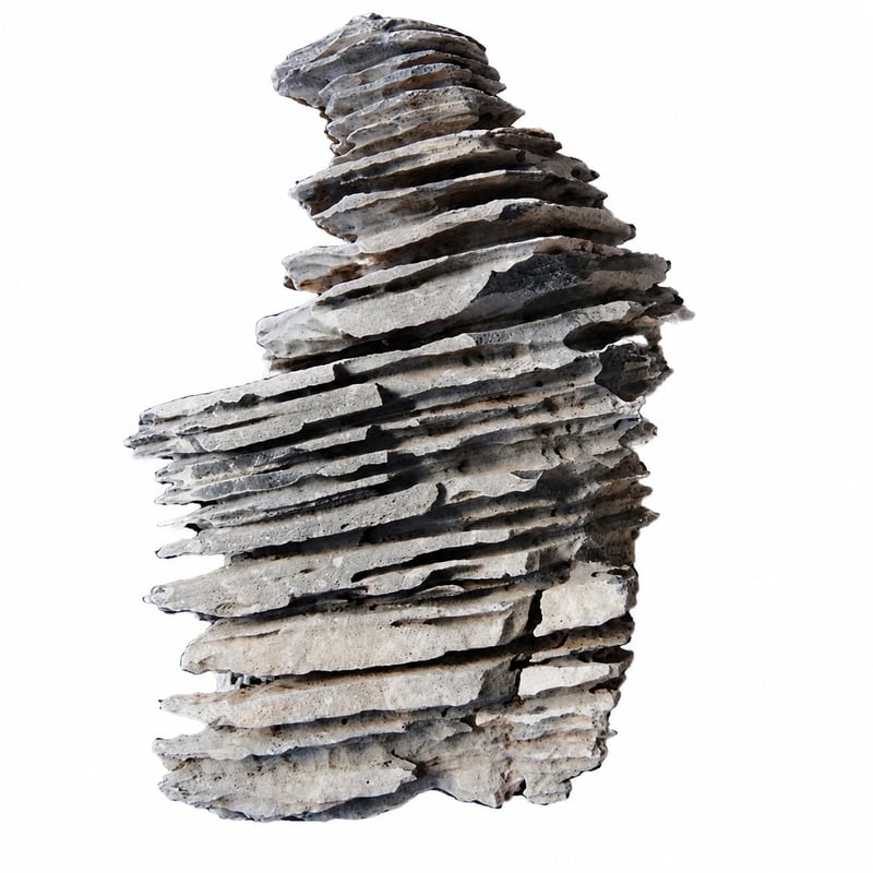 Gambar keunggulan WK096 Layered Blue Stone model WK096 untuk distributor dan tim sourcing dekorasi Aquascaping akuarium