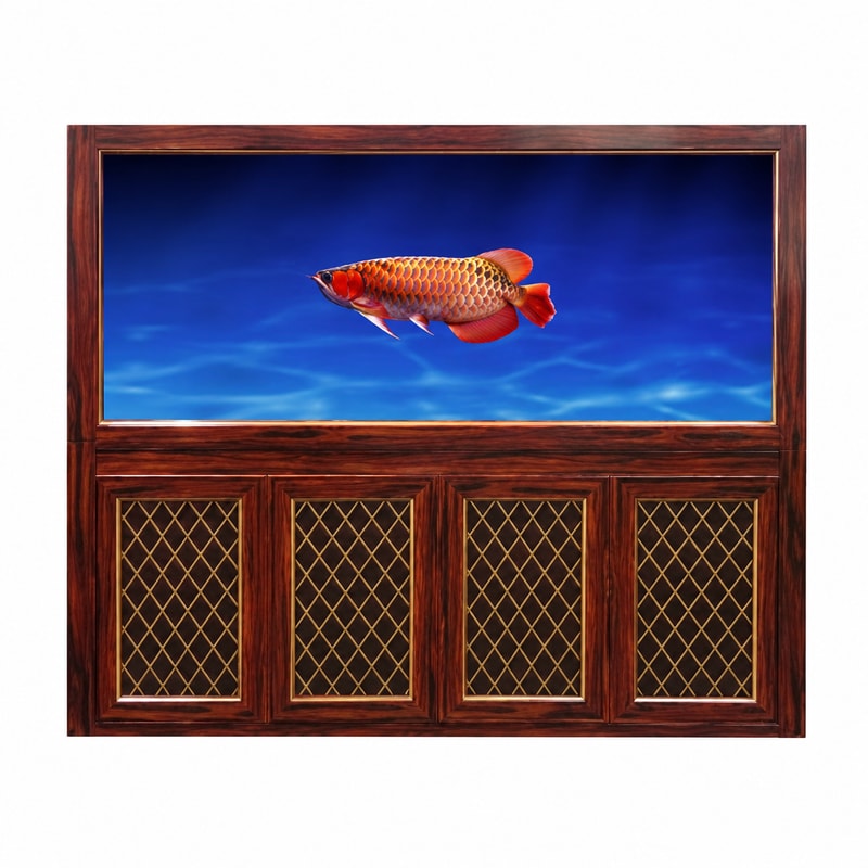 WK106 Tangki Akuarium Arwana Motif Serat Kayu untuk grosir, OEM, dan pasokan distributor tangki akuarium