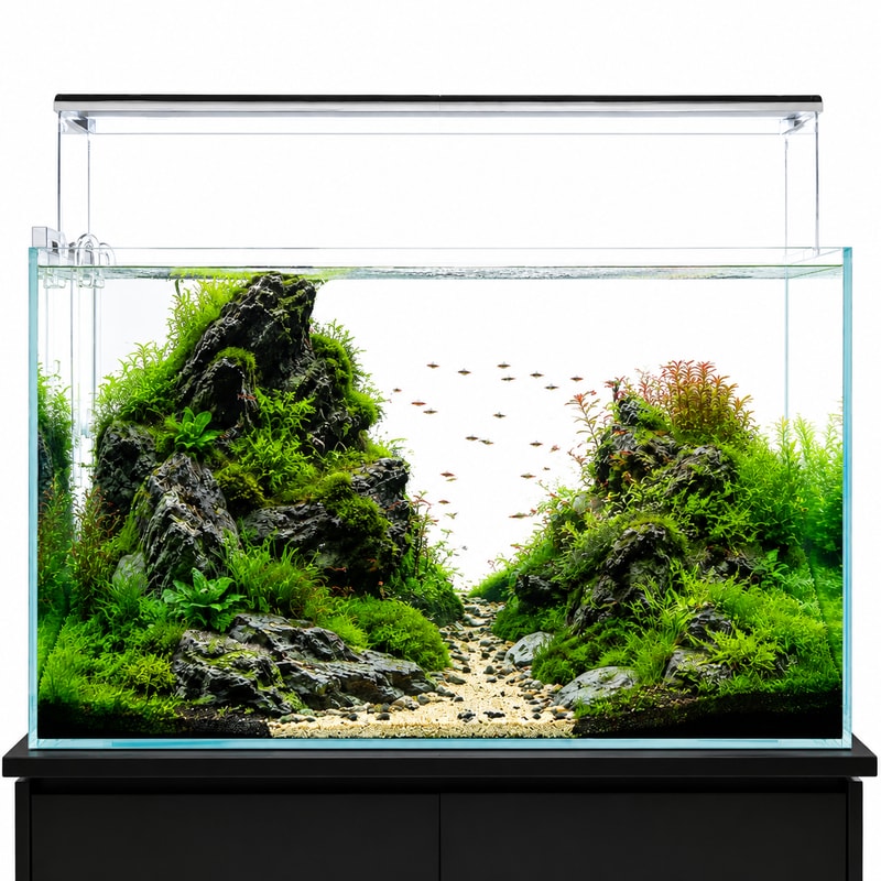 gambar detail 5 WK113 Akuarium Kaca Premium untuk Ikan model WK113 untuk grosir tangki Akuarium dan pembeli OEM
