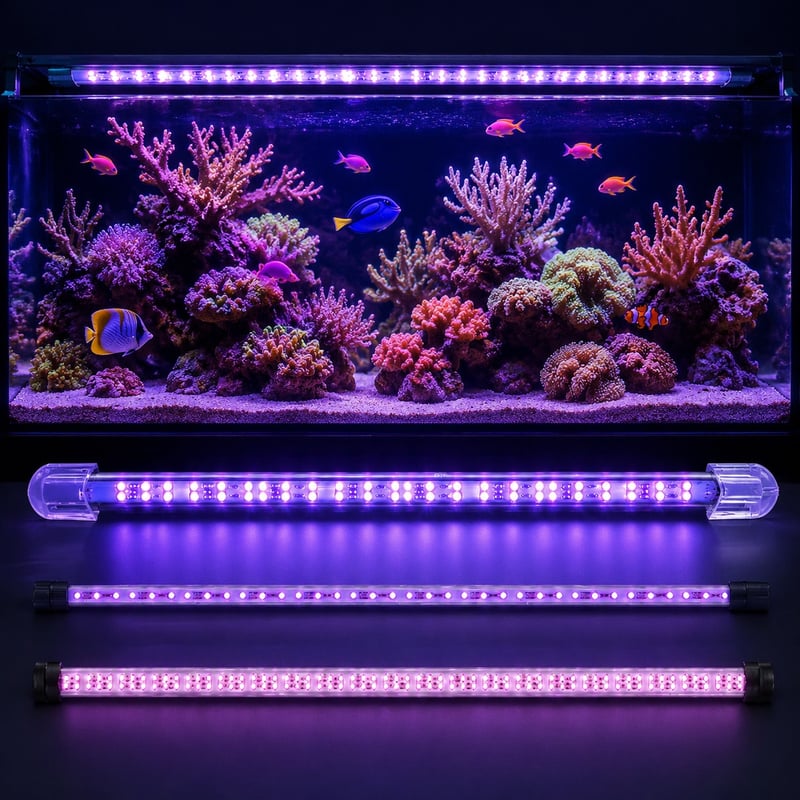 Lampu Akuarium Arowana Submersible WK130 gambar keunggulan model WK130 untuk distributor peralatan akuarium dan tim pengadaan