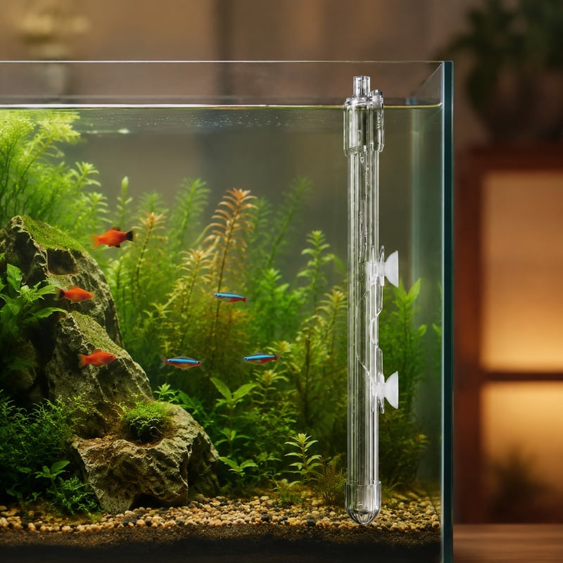 Gambar fungsi Pemanas Akuarium Kuarsa WK131 model WK131 untuk distributor peralatan akuarium dan tim pengadaan