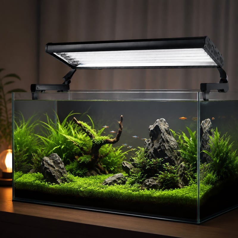 Gambar keunggulan produk Armatur Lampu Akuarium T5 HO 6-Lampu WK135 model WK135 untuk distributor peralatan akuarium dan tim pengadaan