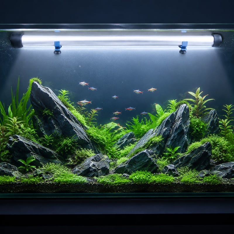 Gambar performa model WK137 Lampu Akuarium Celup WK137 T5 T8 T9 untuk distributor peralatan akuarium dan tim pengadaan