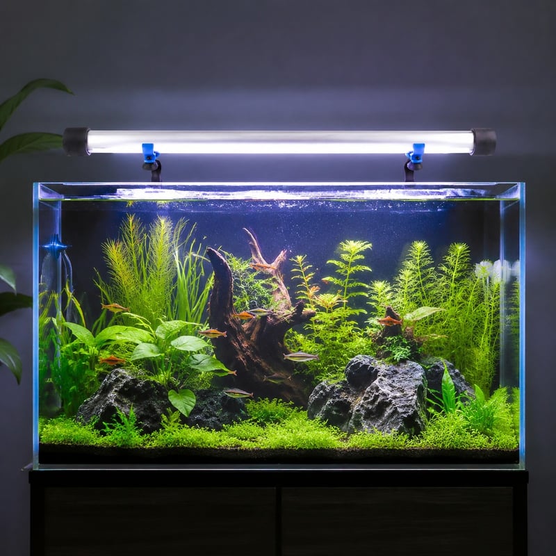 Gambar fungsi model WK137 Lampu Akuarium Celup WK137 T5 T8 T9 untuk distributor peralatan akuarium dan tim pengadaan