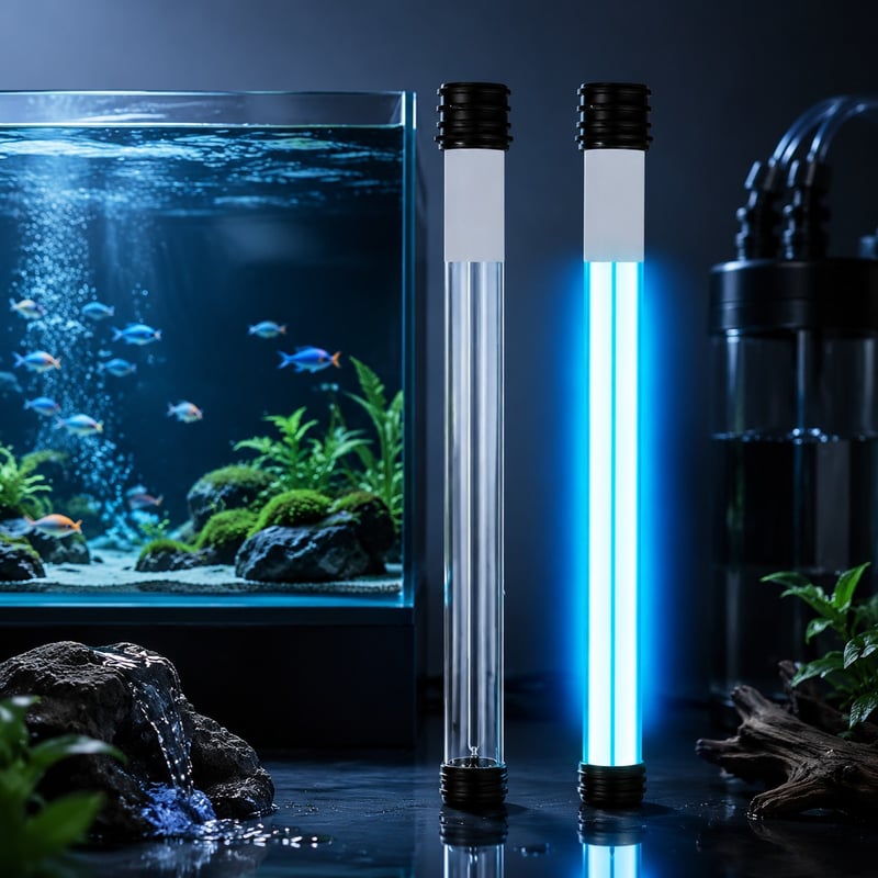 Gambar performa Sterilisator UV Akuarium Tabung Ganda WK141 model WK141 untuk distributor peralatan akuarium dan tim pengadaan