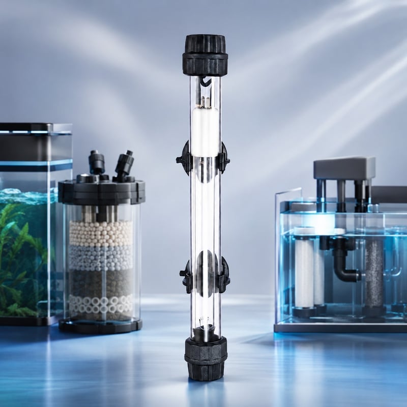Gambar keunggulan Sterilisator UV Akuarium Celup WK142 model WK142 untuk distributor peralatan akuarium dan tim pengadaan