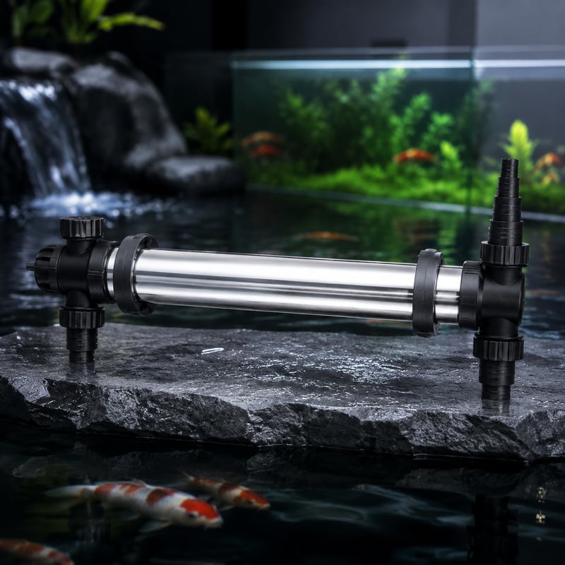 Gambar detail 2 Sterilisator UV Akuarium T8 WK143 model WK143 untuk grosir peralatan akuarium dan pembeli OEM