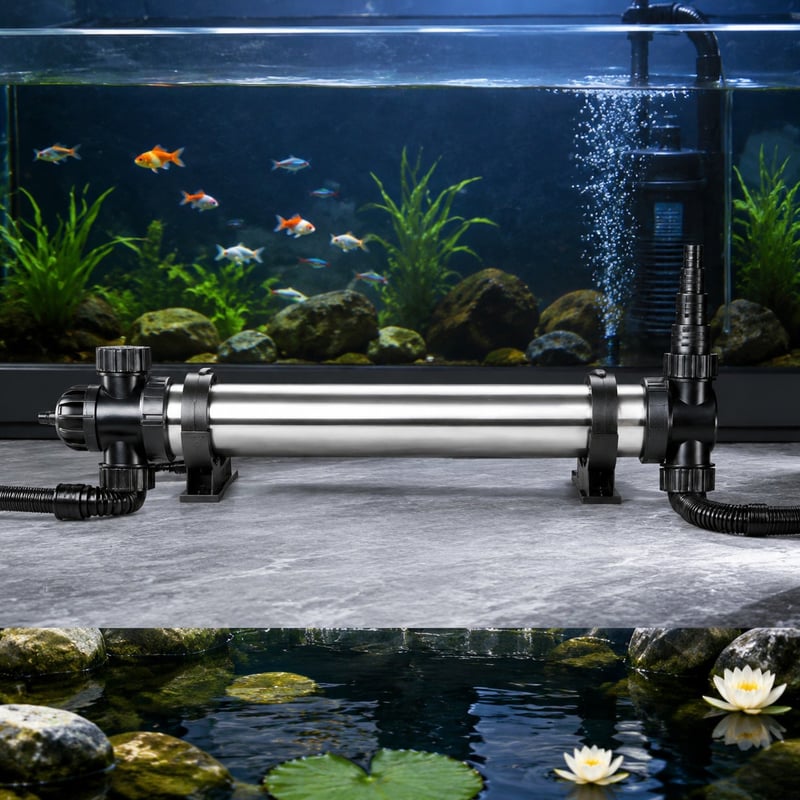 Gambar detail 3 Sterilisator UV Akuarium T8 WK143 model WK143 untuk grosir peralatan akuarium dan pembeli OEM