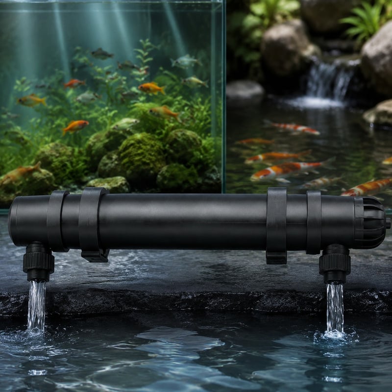 Gambar performa Sterilisator UV Akuarium WK145 dengan Housing model WK145 untuk distributor peralatan akuarium dan tim pengadaan